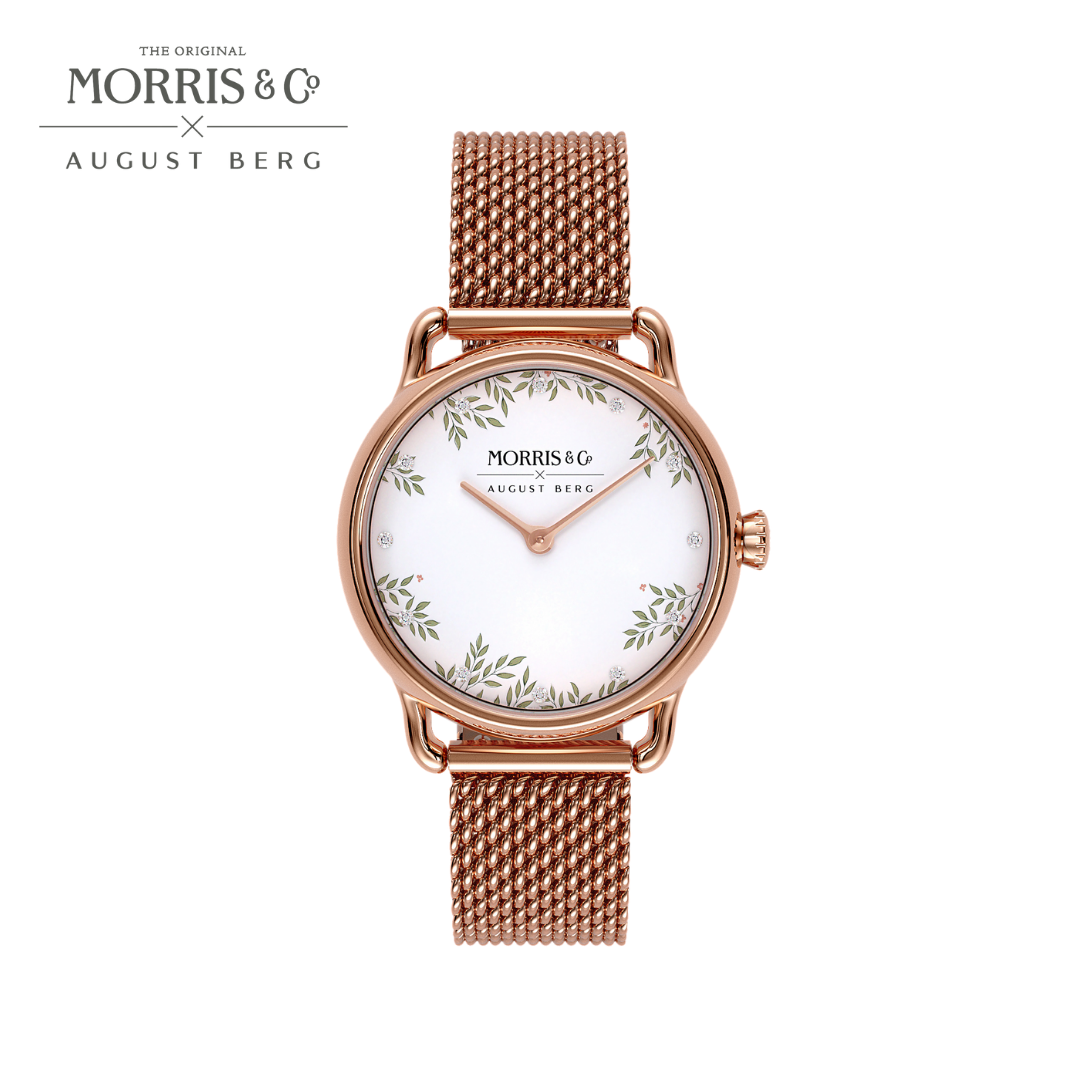 Morris & Co Petite Love is Enough | Rose Gold Mesh