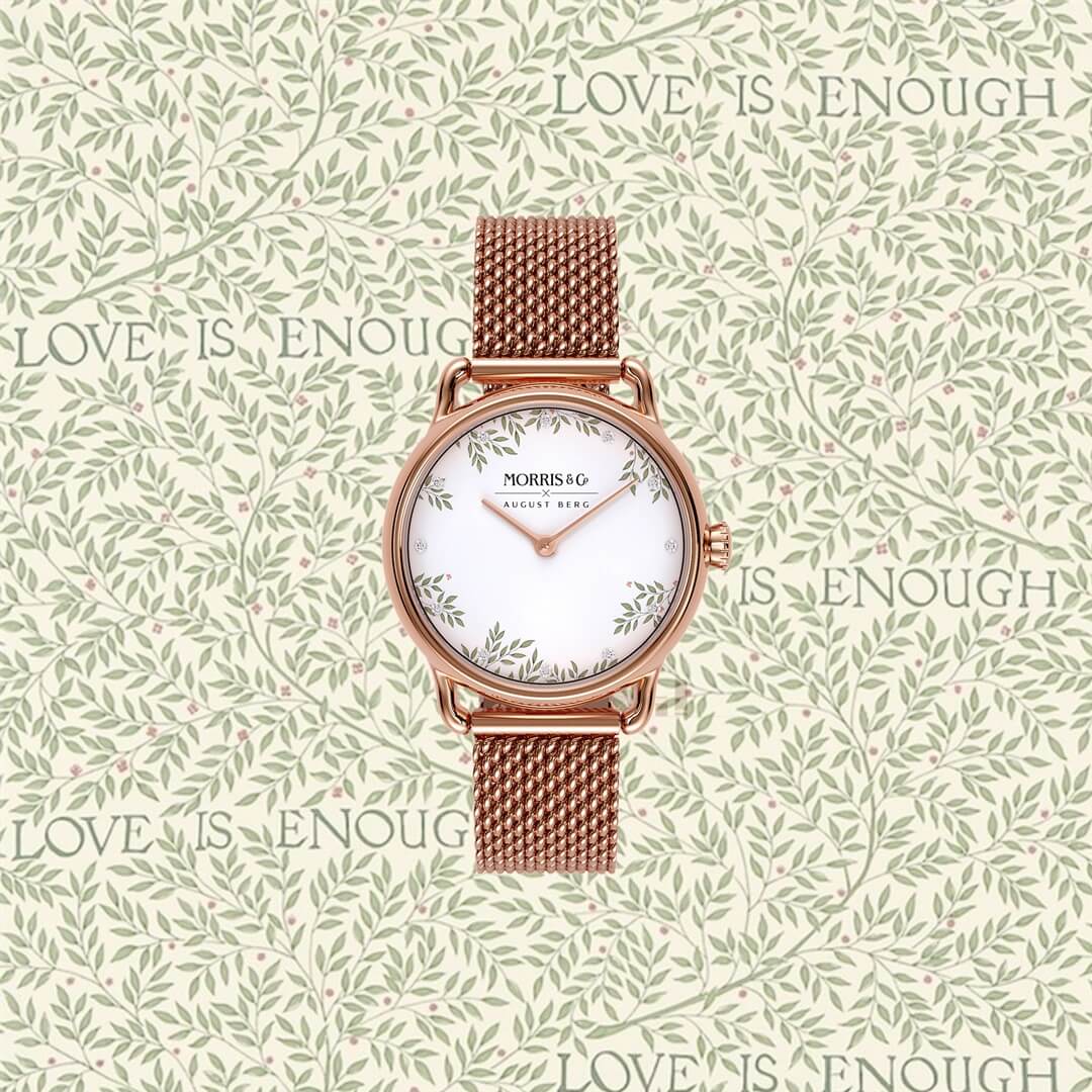 Morris & Co Petite Love is Enough | Rose Gold Mesh - August Berg (オーガストバーグ)