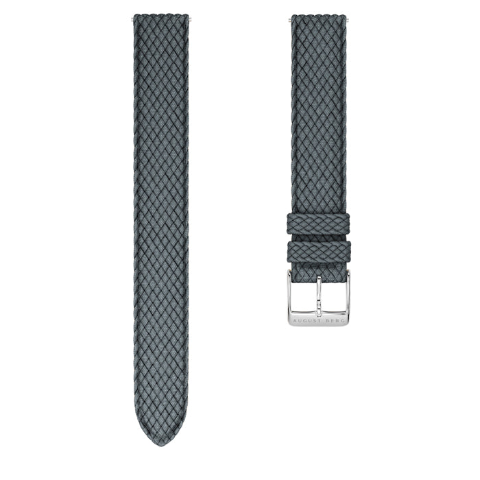 Grey Perlon[グレーパーロン] Silver Buckle Strap[シルバーバックル