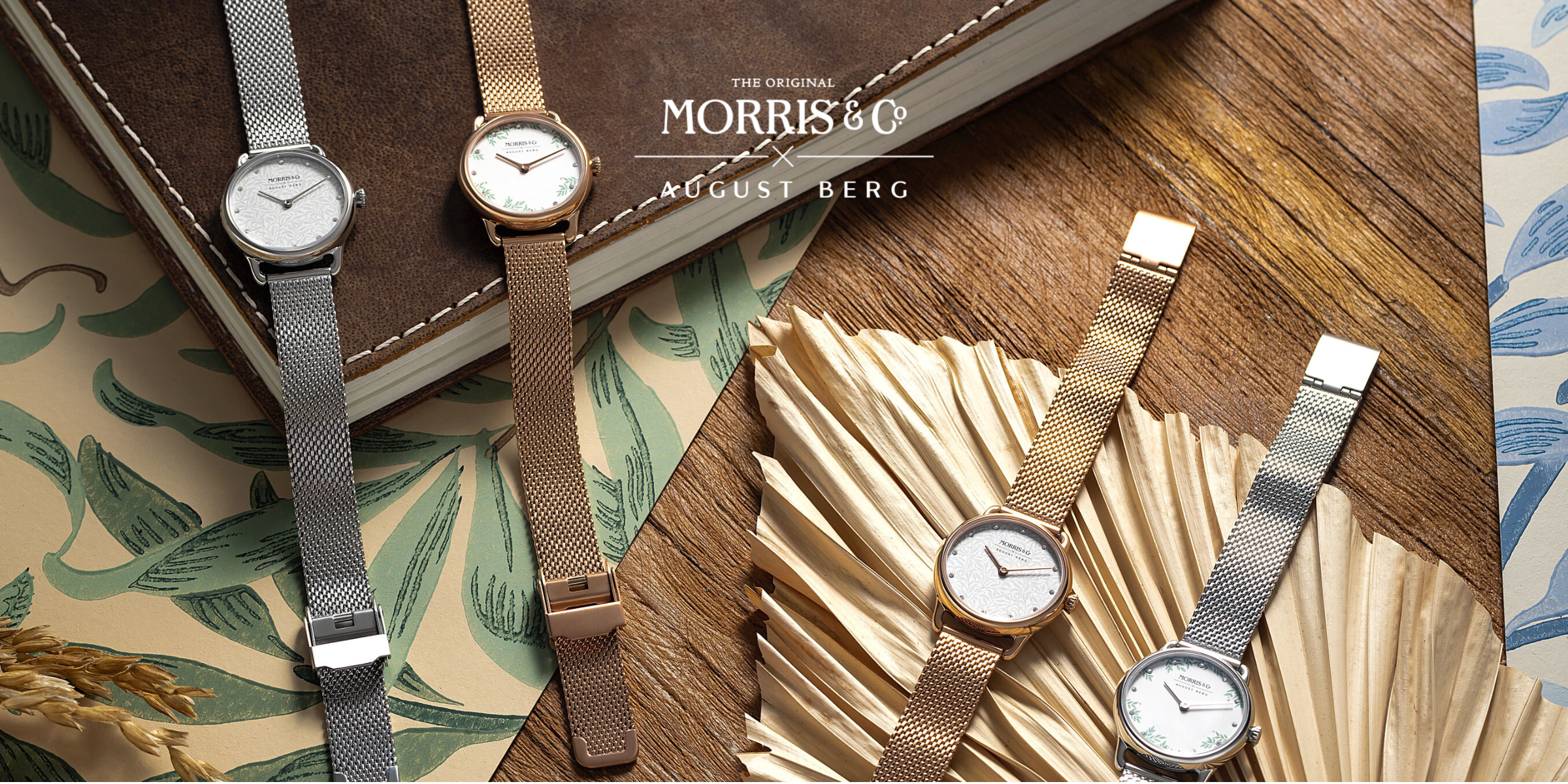 【おすすめウォッチ】August BergとMorris & Co.限定コラボ腕時計コレクション