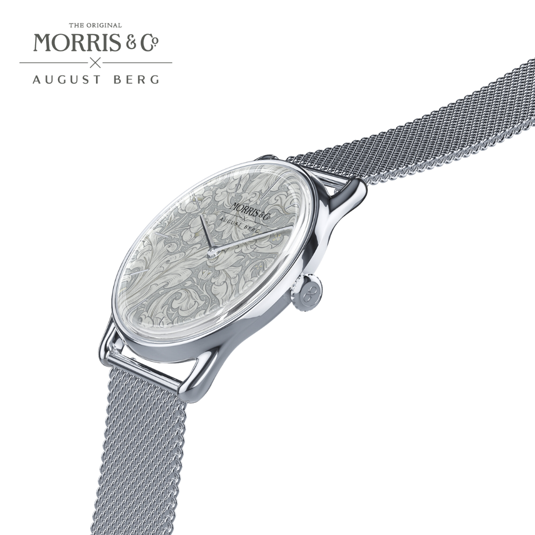 August Berg x Morris & Co. [オーガストバーグ x モリス＆コー] Pure Silver [純銀] Bachelors Button [学士号ボタン]