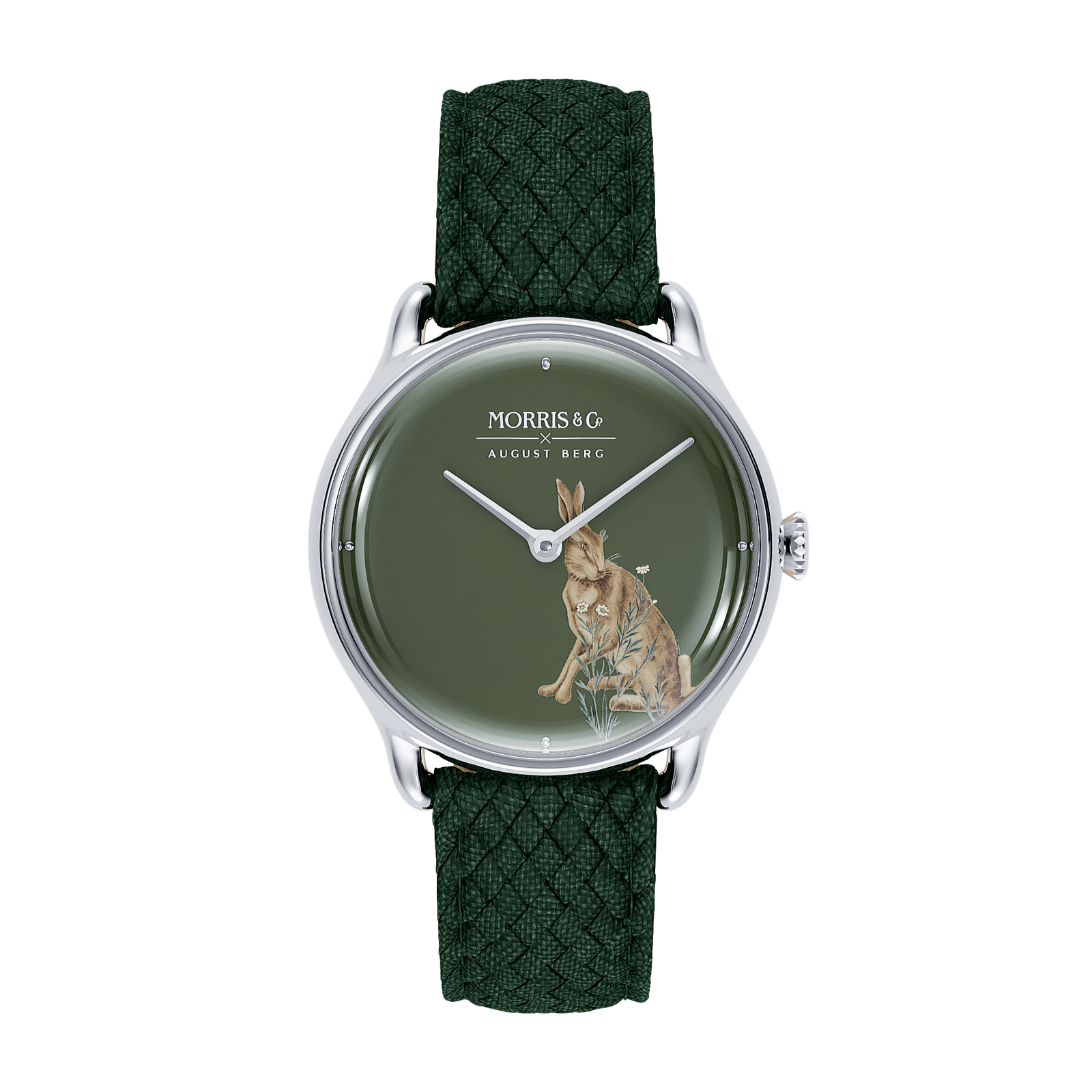 August Berg x Morris & Co. [オーガストバーグ x モリス＆コー] Fennel [緑] Forest Hare [フォレスト ヘア]