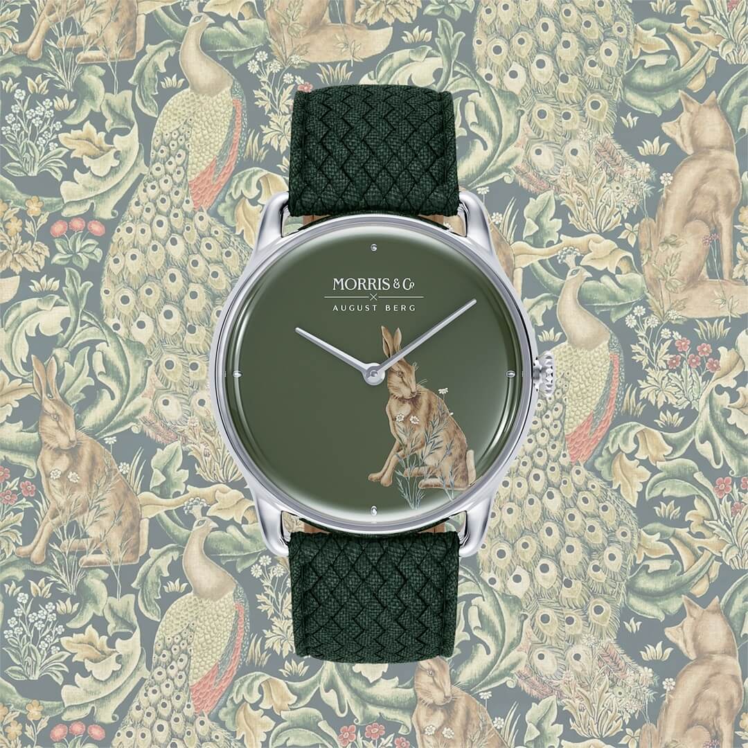 Morris & Co. Crimson Silver Forest Hare Watch – August Berg