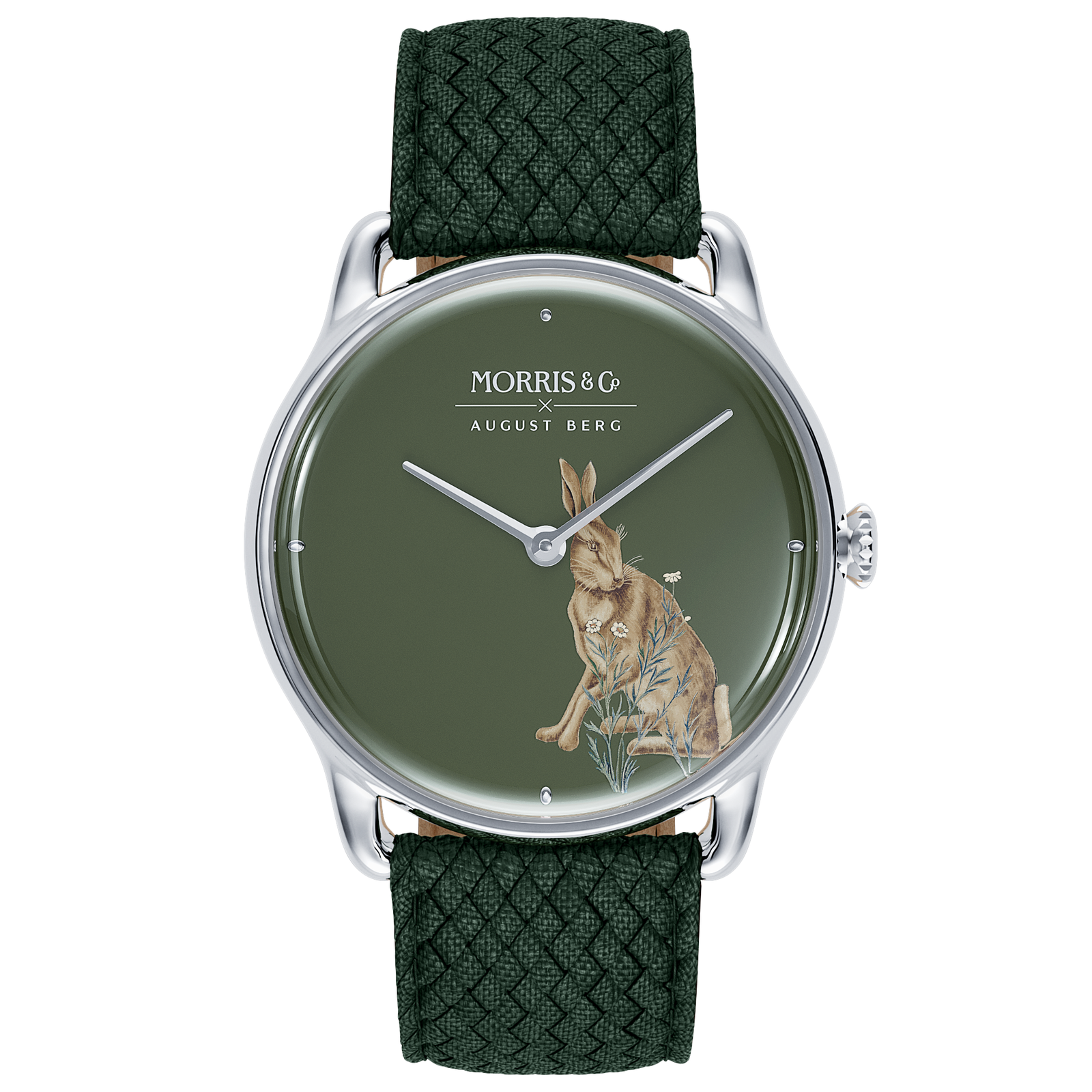 August Berg x Morris & Co. [オーガストバーグ x モリス＆コー] Fennel [緑] Forest Hare [フォレスト ヘア]