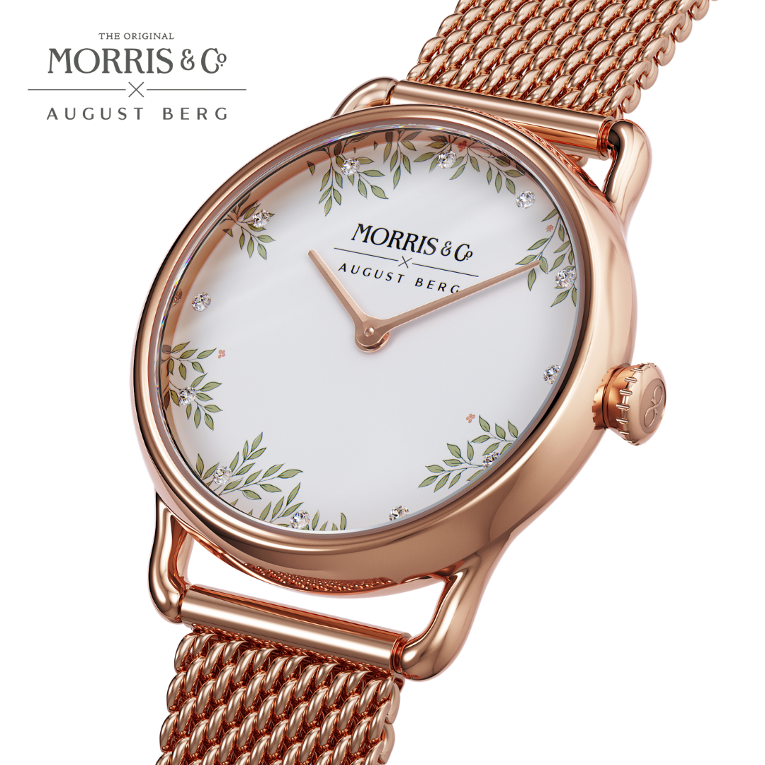 Morris & Co Petite Love is Enough | Rose Gold Mesh