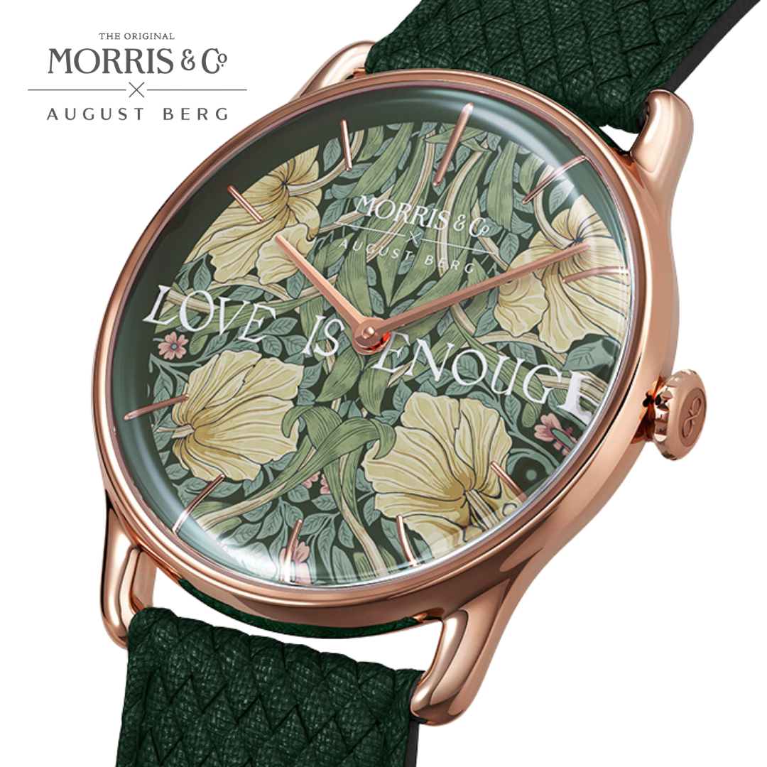 August Berg x Morris & Co. [オーガストバーグ x モリス＆コー] Fennel [緑] Pimpernel [ピンパーネル]