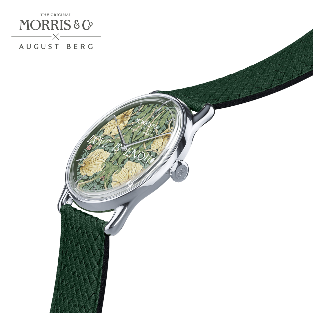 Morris & Co. Fennel Silver Pimpernel Watch – August Berg Morris & Co. Fennel Silver Pimpernel Watch – August Berg