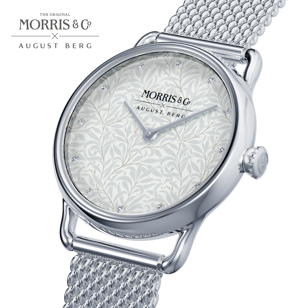 August Berg x Morris & Co. [オーガストバーグ x モリス＆コー] Silver [シルバー] Petite Willow Bough [プチヤナギの小枝]