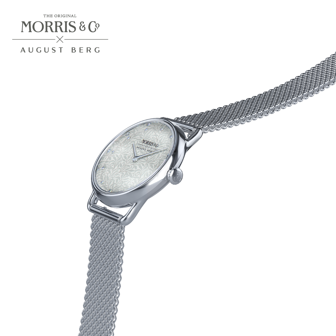 August Berg x Morris & Co. [オーガストバーグ x モリス＆コー] Silver [シルバー] Petite Willow Bough [プチヤナギの小枝]