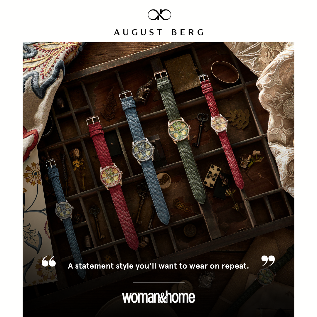 Morris & Co. Crimson Rose Gold Pimpernel Watch – August Berg Morris & Co. Crimson Rose Gold Pimpernel Watch – August Berg