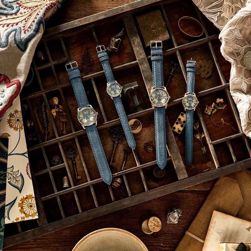 August Berg x Morris & Co. [オーガストバーグ x モリス＆コー] Indigo [藍色] Pimpernel [ピンパーネル]