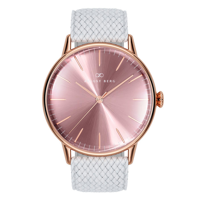 Ash & Orchid Rose Gold Watch | Rose Gold Mesh Strap – August Berg