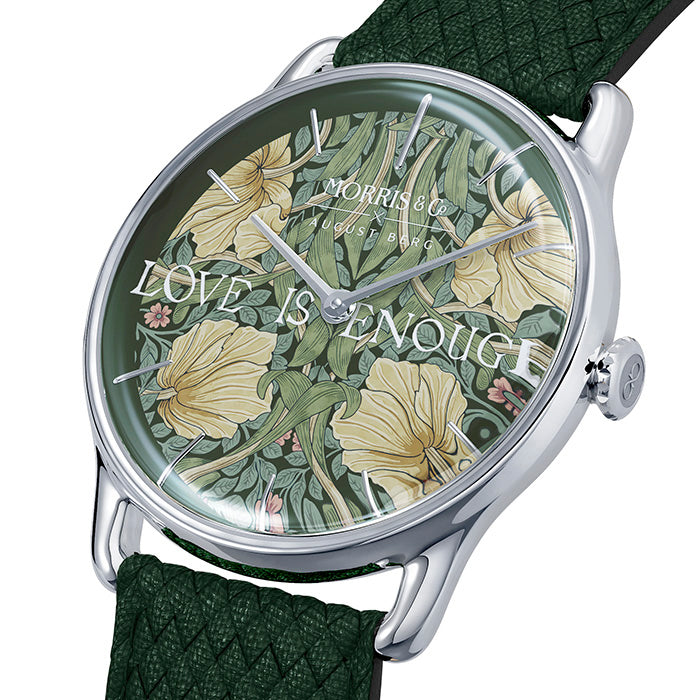 Morris & Co. [モリス＆コー] Fennel Silver [フェンネルシルバー] Pimpernel [ピンパーネル] | Green [グリーン] Perlon [ペルロン] - August Berg (オーガストバーグ)