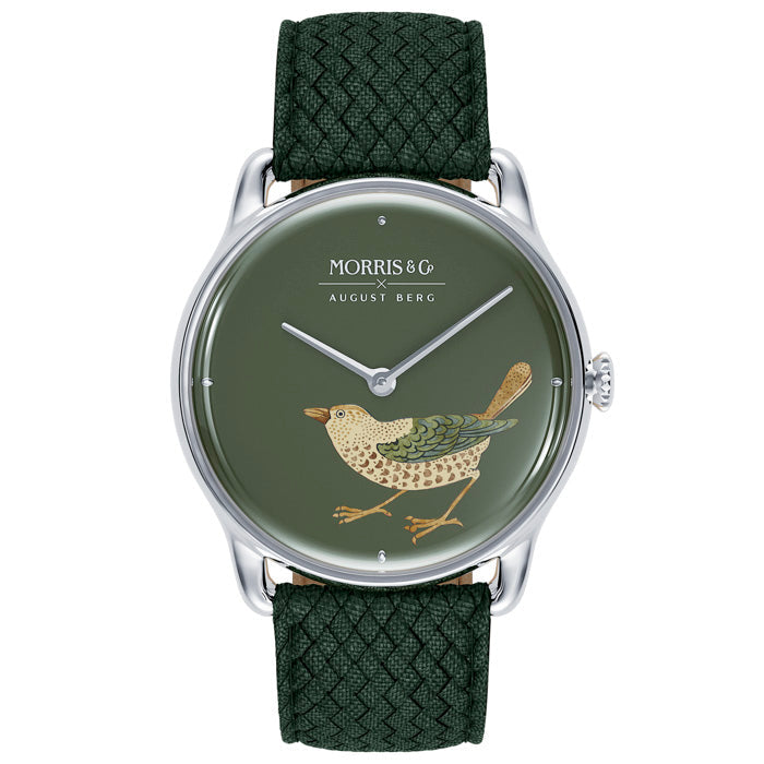 Morris & Co. Crimson Rose Gold Strawberry Thief Bird Watch – August Berg